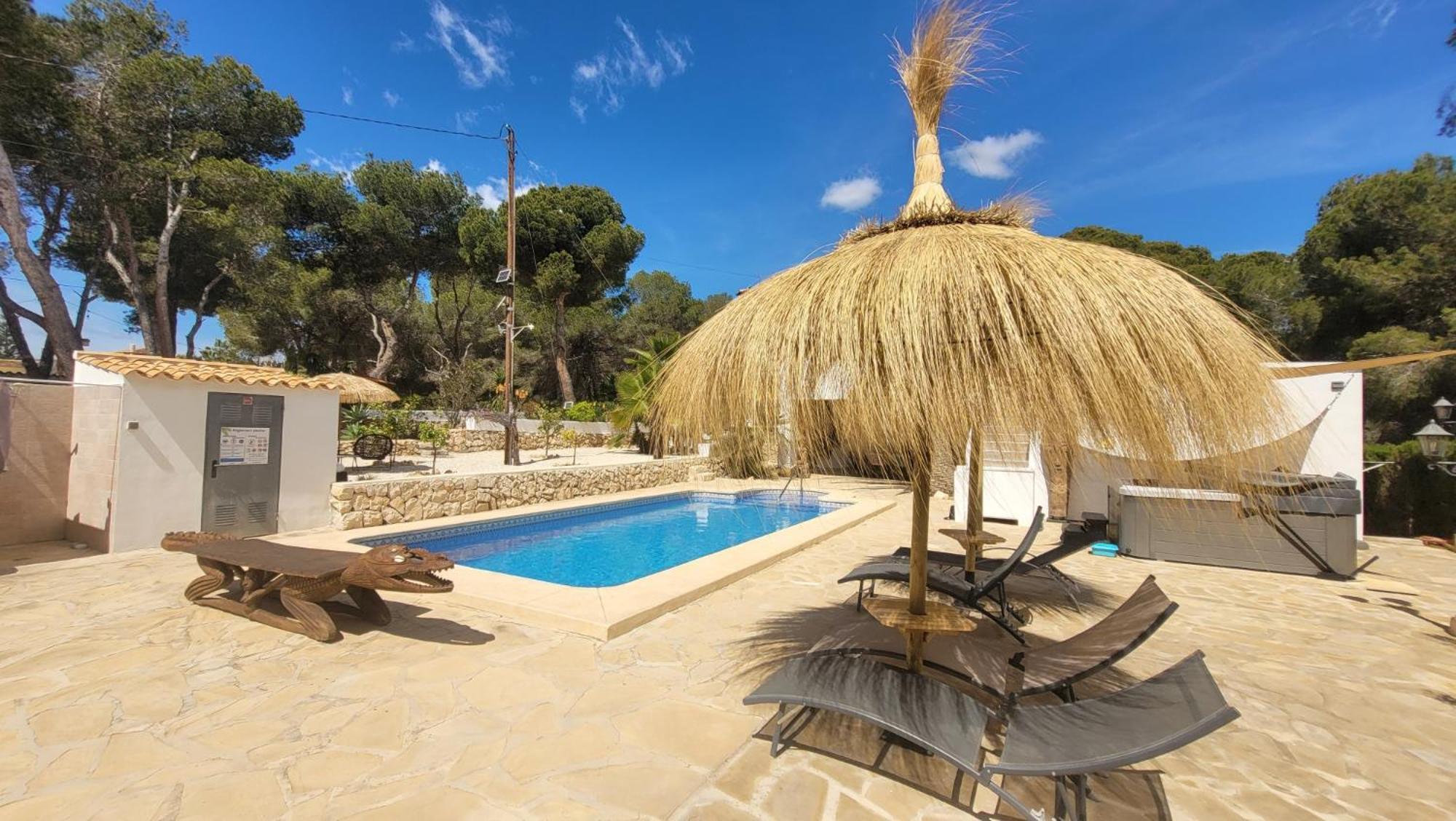 Casa Caledonia - Appartement Dans Villa Avec Jardin Arbore Et Piscine A 500 M De La Mer Benissa Exterior foto